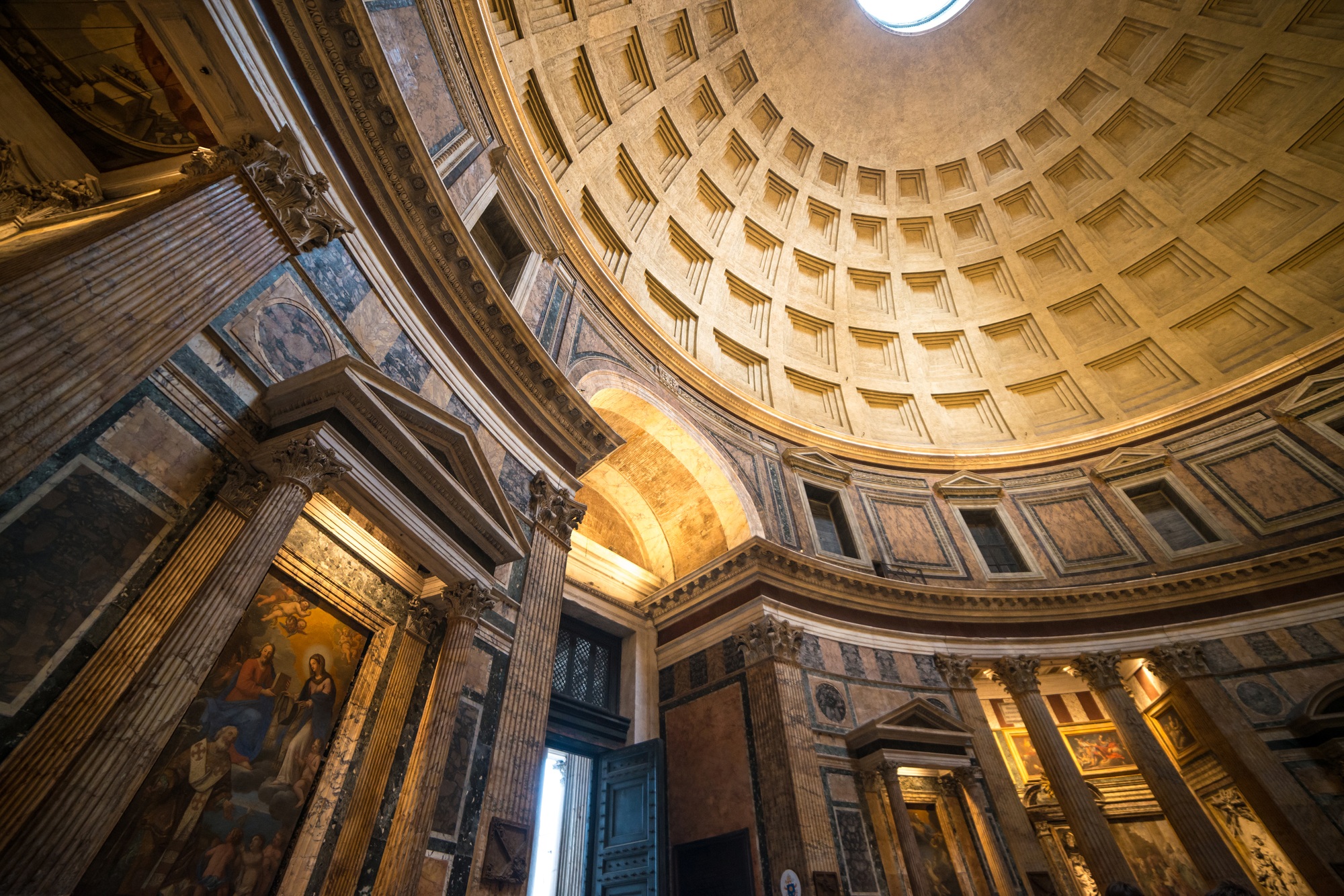 Interior of Rome Pantheon