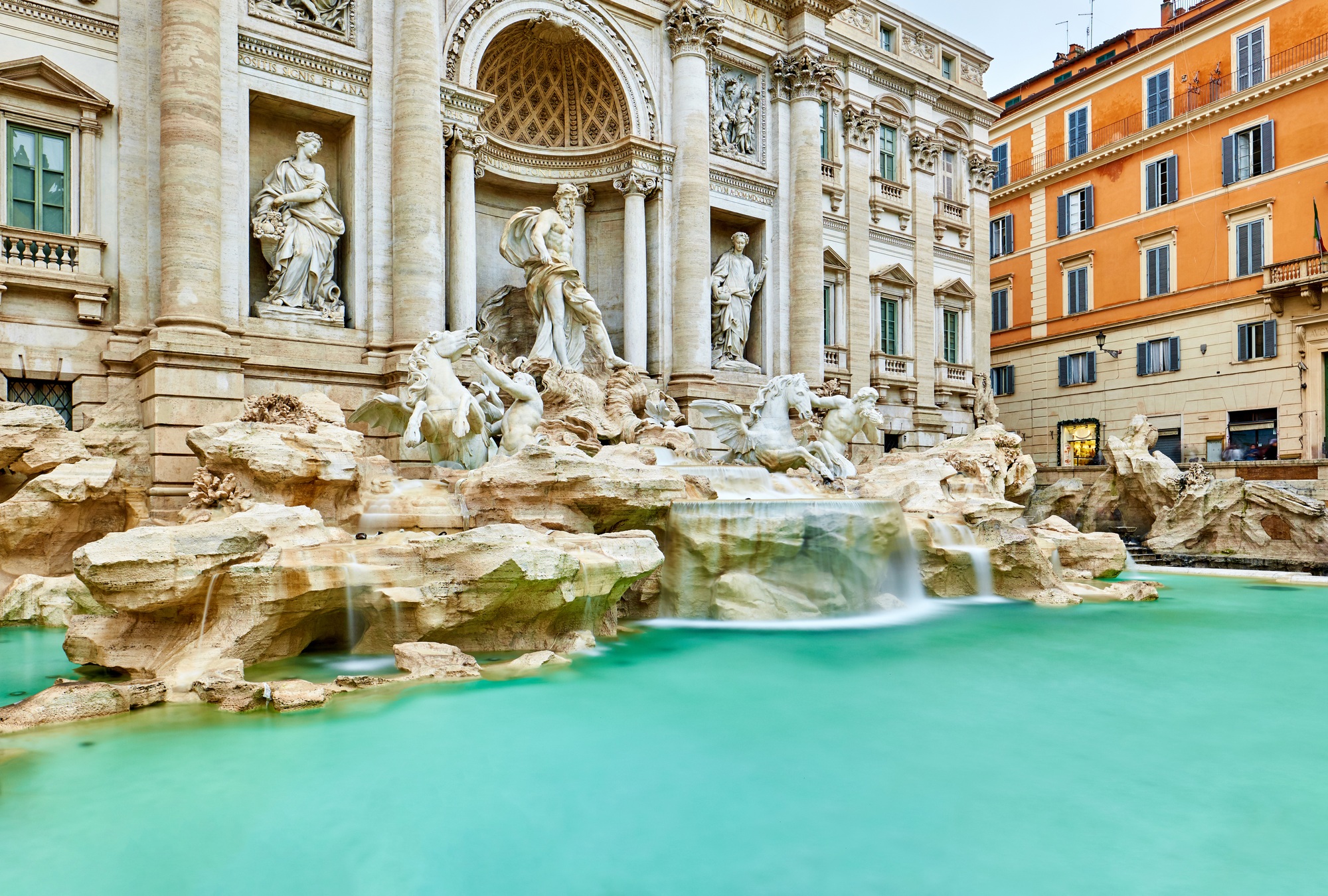 Fountain di Trevi in Rome